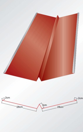 Úžľabie s rozrážačom vody